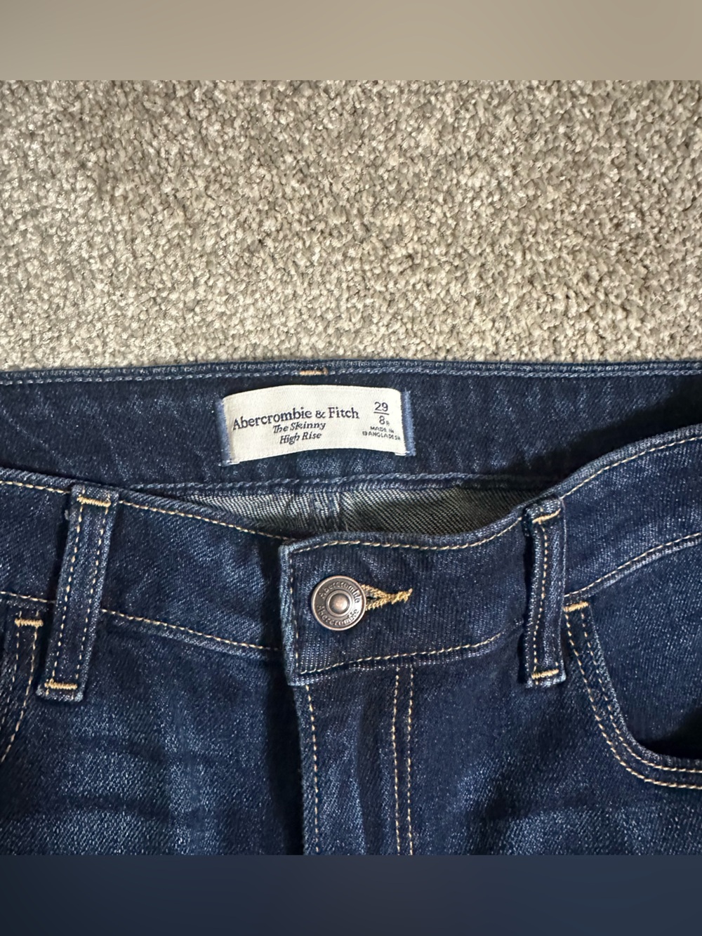 Abercrombie & fitch skinny high rise jeans - Picture 2 of 3